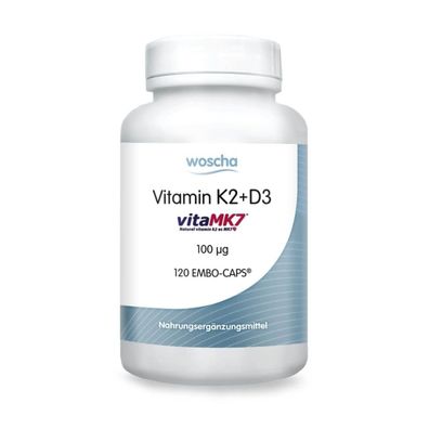 Vitamin K2 + D3, 120 Kapseln - Podo Medi