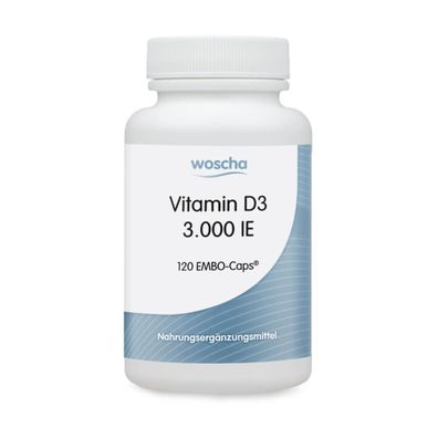 Vitamin D3 3.000 IE, 120 Kapseln - Podo Medi