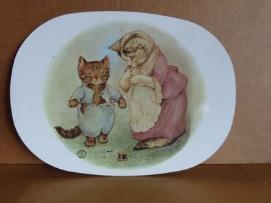 Frühstücksbrettchen Brettchen mit zwei Katzen The Wold of Beatrix Potter