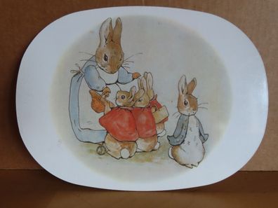 Frühstücksbrettchen Brettchen mit Hasenfamilie The Wold of Beatrix Potter