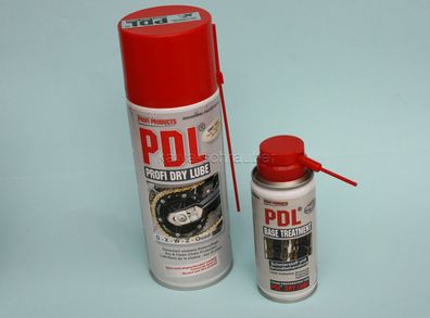 original Profi Dry Lube PDL400 Motorrad Kettenschmierung + base treatment 100ml