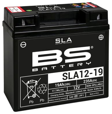 BS SLA Batterie 12-19 wartungsfrei SS (super sealed)