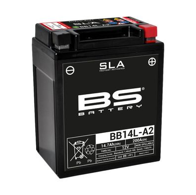 BS SLA Batterie BB14L-A2 wartungsfrei SS (super sealed)