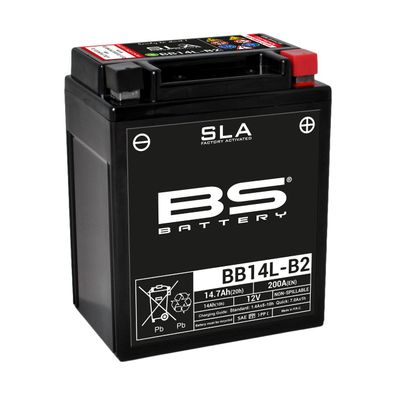 BS SLA Batterie BB14L-B2 wartungsfrei SS (super sealed)