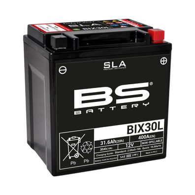 BS SLA Batterie BIX30L wartungsfrei SS (super sealed)
