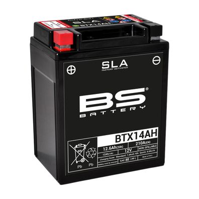 BS SLA Batterie BTX14AH wartungsfrei SS (super sealed)