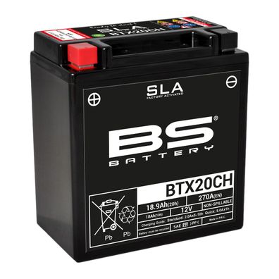 BS SLA Batterie BTX20CH wartungsfrei SS (super sealed)