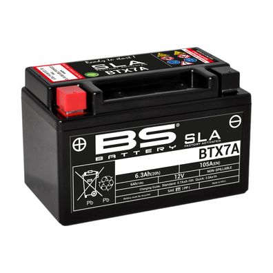 BS SLA Batterie BTX7A wartungsfrei SS (super sealed)