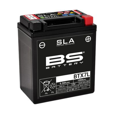 BS SLA Batterie BTX7L wartungsfrei SS (super sealed)
