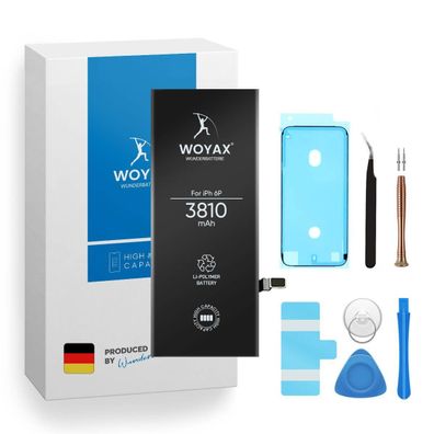 Woyax Wunderbatterie Akku für iPhone 6 Plus 3810 mAh Hohe Kapazität Ersatzakku