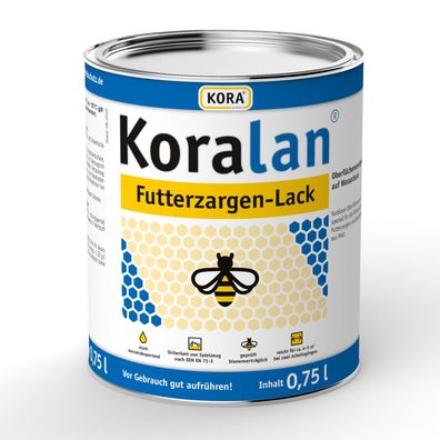 Kora Koralan Futterzargen-Lack 0,75 Liter farblos