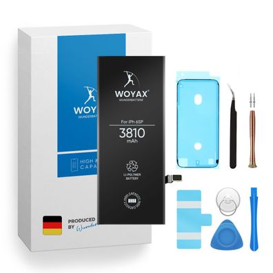 Woyax Wunderbatterie Akku für iPhone 6S Plus 3810 mAh Hohe Kapazität Ersatzakku