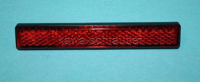 Daytona Motorrad Reflektor rot mit Haltenase 100 x 13 mm E-geprüft zum Schrauben