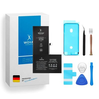 Woyax Wunderbatterie Akku für iPhone XS MAX 3710 mAh Hohe Kapazität Ersatzakku