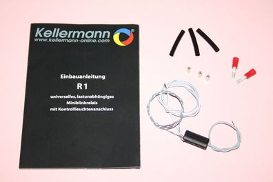 123.965 Kellermann R1 universal Mini Blinkrelais 6V 12V für Profis neu new