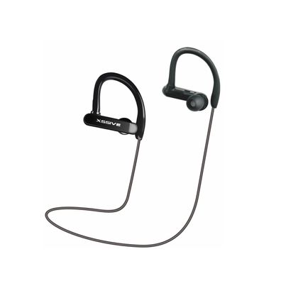 Bluetooth 4.2 Sportkopfhörer In-Ear Kabellos Fitness Headset schwarz