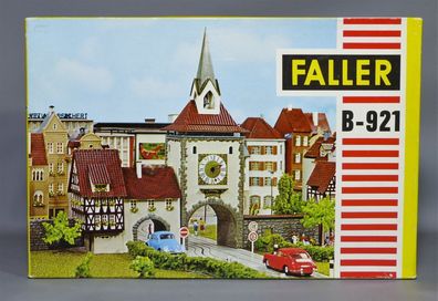 Faller AMS H0 B-921 Altes Stadttor Altstadt-Tor m. Durchfahrt 60er/70er Jahre NEU OVP