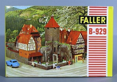 Faller AMS H0 B-929 Stadturm Storchenturm Stadtmauer Altstadt 50er/60er Jahre NEU OVP