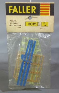 Faller H0 3015 Einzelteilsortiment Einzelteilpackung Moderne Fronten blau 50er/60er