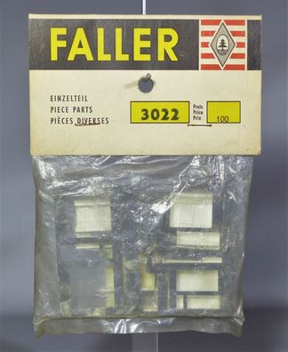 Faller H0 3022 Einzelteilsortiment Einzelteilpackung Schaufenster Front 50er/60er OVP