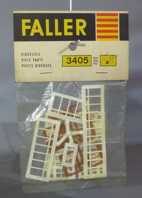 Faller H0 3405 Einzelteilsortiment Einzelteilpackung Fenster Türen 50er/60er OVP