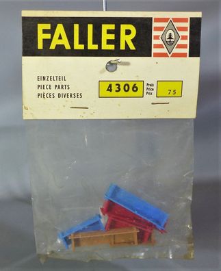 Faller H0 4306 Einzelteilsortiment Einzelteilpackung Balkon Balkon-Set 50er/60er OVP