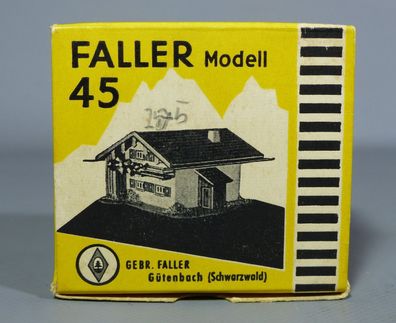 Faller H0 45 Alpenhaus Berghaus Chalet Werks-Fertigmodell Kauffertigmodell 50er/60er