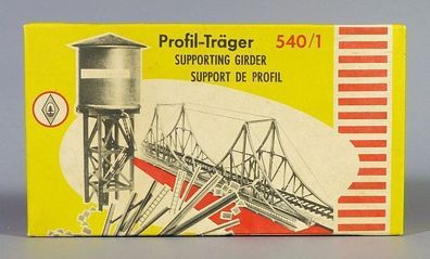 Faller H0 540/1 Profil-Träger Sortiment Profile T-Träger Stahlträger Teile 50er Jahre