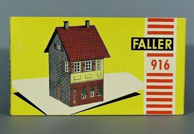 Faller H0 916 Steinhaus Stadthaus Ziegelsteinhaus für Altstadt 50er/60er NEU OVP