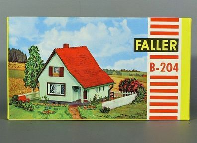 Faller H0 B-204 Einfamilienhaus Siedlungshaus Haus Wohnhaus 50er/60er NEU OVP