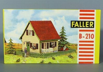 Faller H0 B-210 Wohnhaus Siedlerhaus mit Balkon Haus Siedlungshaus 50er/60er NEU OVP