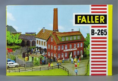Faller H0 B-265 Fabrik-Gebäude Maschinen- & Schraubenfabrik 60er/70er Jahre NEU OVP