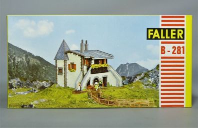 Faller H0 B-281 Schweizer Villa Bergvilla Chalet Berghaus Haus 50er/60er NEU OVP