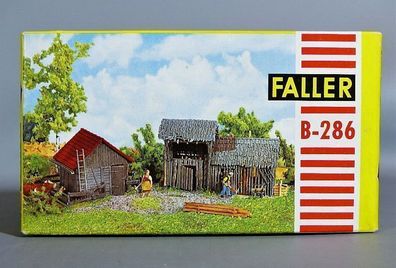 Faller H0 B-286 Lattenscheune Feldscheune & Stall Feldstall 50er/60er Jahre NEU OVP