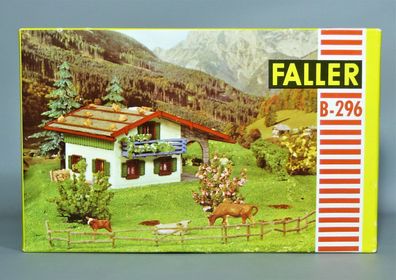 Faller H0 B-296 Chalet Berghaus Berghäuschen Alpenhaus 50er/60er Jahre NEU OVP