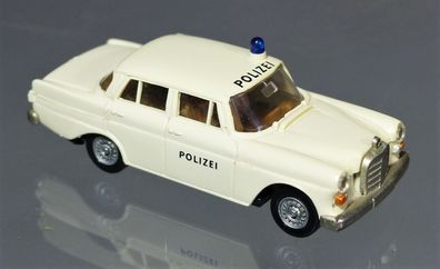 Brekina H0 MB Mercedes Benz 190/200 Oldtimer PKW Polizei Blaulicht