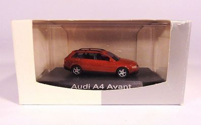 Busch H0 Werbemodell Sondermodell Audi A4 A 4 Avant Kombi Vitrine PC Box Umkarton
