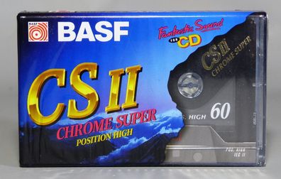BASF CSII MC Kassette Leerkassette 90min NEU Originalverpackt