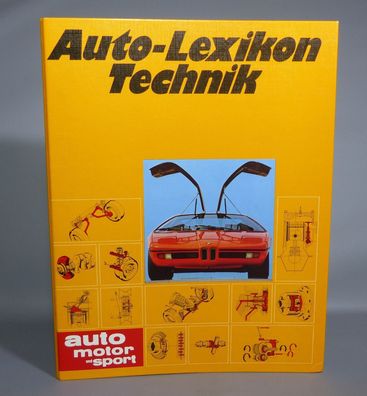 ams auto-motor-sport Magazin Auto-Lexikon Technik Sammel-Ordner 70er Jahre komplett!