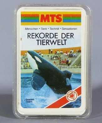 ASS Quartett MTS 3398/5 Rekorde der Tierwelt in Box 70er/80er Jahre Sammlerstück