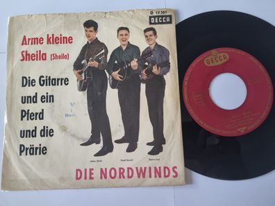 Die Nordwinds - Arme kleine Sheila 7'' Vinyl Germany/ CV Tommy Roe