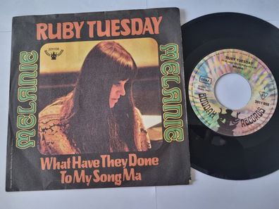 Melanie - Ruby Tuesday 7'' Vinyl Germany/ CV Rolling Stones