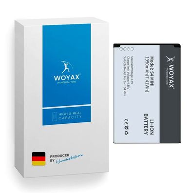 Woyax Wunderbatterie Akku für Samsung Galaxy S4 Mini / I9192 / I9195(Europe) B500BE