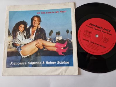 Francesca Capasso & Reiner Schöne - All the love in my heart 7'' Vinyl Germany