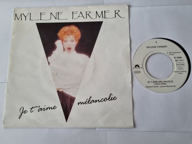 Mylene Farmer - Je t'aime melancolie 7'' Vinyl Germany