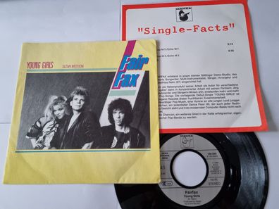 Fairfax/ Matthias Reim - Young girls 7'' Vinyl Germany WITH PROMO FACTS
