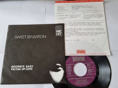 Sweet Sensation - (Goodbye Baby) Victim of love 7'' Vinyl PROMO FACTS