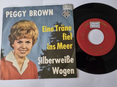 Peggy Brown - Eine Träne fiel ins Meer 7'' Vinyl Germany