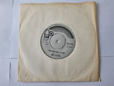 Gary Glitter - You belong to me/ Rock and roll Part 1 7'' Vinyl UK