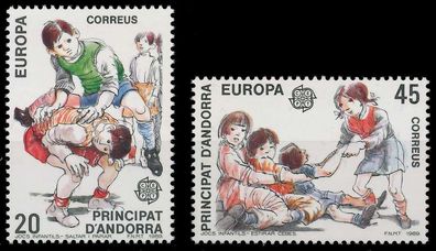 Andorra Spanische POST 1980-1989 Nr 209-210 postfrisch X5CA586